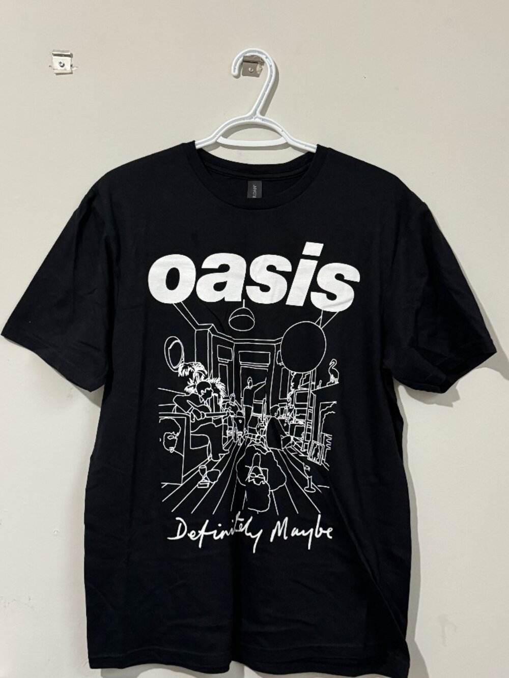 Official Oasis Black Graphic T-shirt